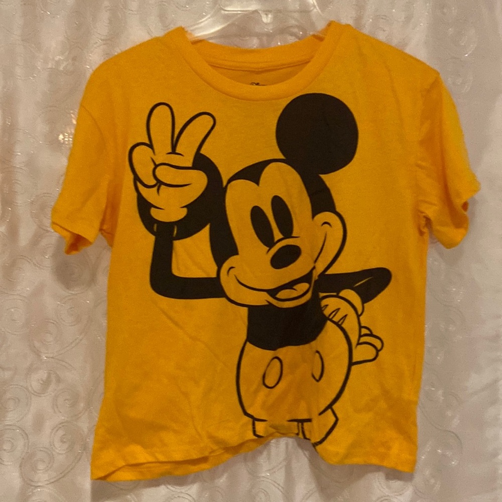 NWT Disney Mickey Mouse Crop Top Womens Size Small 🔥